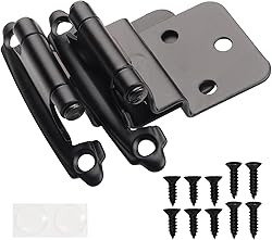 DecoBasics 3/8" Inset Cabinet Hinges Black