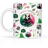 Witch Merch Coffee Mug, Broadway Musical, Witch Gifts for Girls, Women, Elphaba And Glinda Fans, Movie Lovers, Witch Merchandise, Unlikely Friendships, 11 oz Ceramic Cup