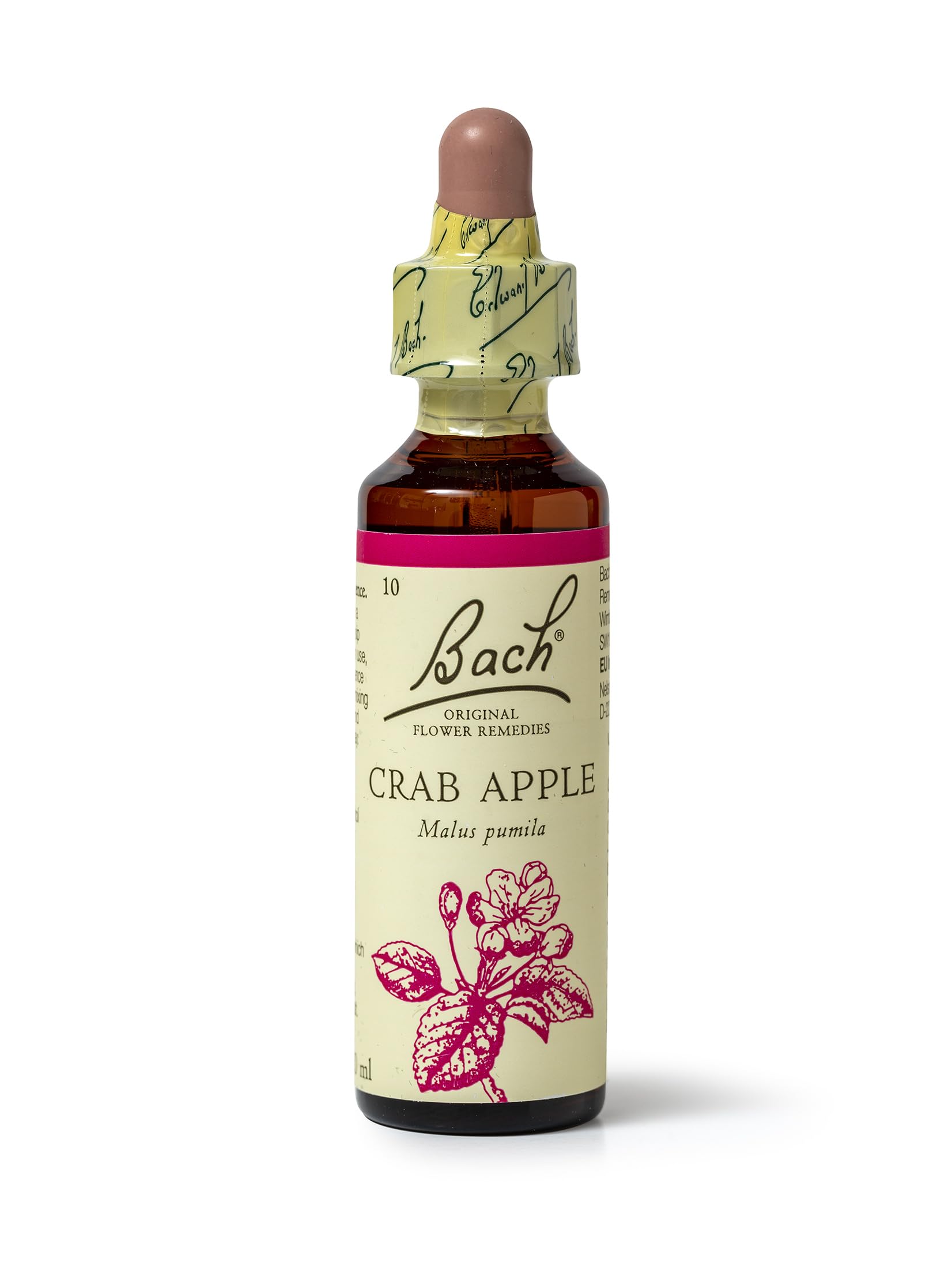Bach Original Flower Remedies (Crab Apple) Find Joy & Hope, Accept Imperfection, Emotional Wellness, Natural Flower Essence, 20ml