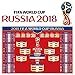 KOMIWOO Russia 2018 World Cup Wall Chart Poster Customized with US EST TIME, 16x24 Inches 2018 FIFA World Cup Poster
