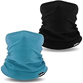 GoxRunx Winter Neck Gaiter Warmer Soft Fleece Face Cover Windproof Cold Weather Face Scarf for Skiing Hiking Men and Women
