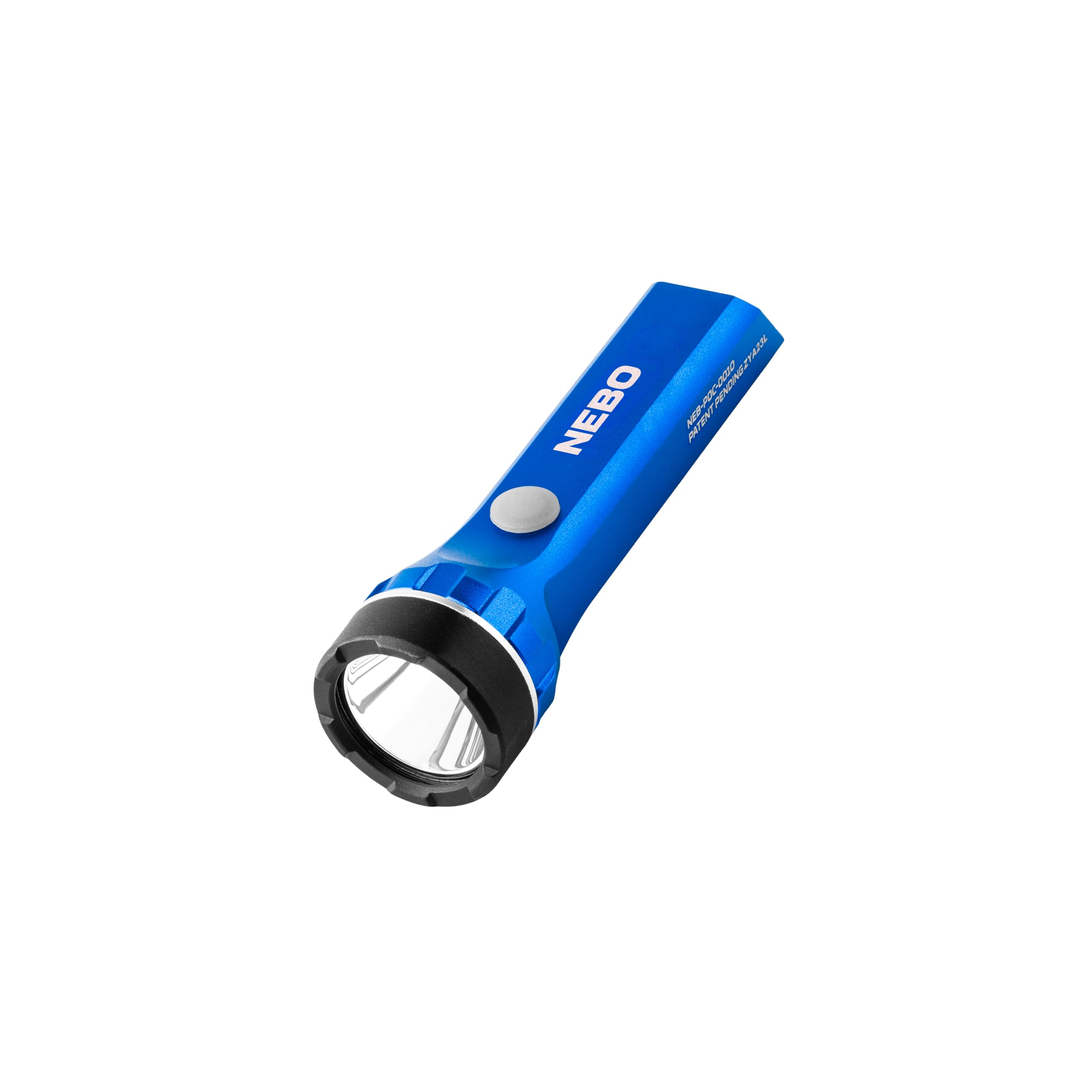 NEBO Luxtreme Nano – 420 Lumen USB‑C Rechargeable Pocket Flashlight, 300m Beam, 5 Modes (Turbo/High/Medium/Low/Strobe), Aircraft‑Grade Aluminium, IPX6 Water‑Resistant, Keyring Loop, 36g Blue