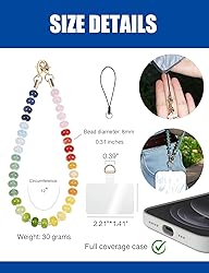 Handmade Natural Gemstone Crystal Beaded Charm Cell