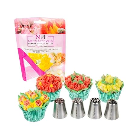 Para tartas y Cupcake decoración manga pastelera boquillas - un ...