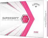 Callaway 2021 Supersoft Golf Balls Pink – High Launch Soft Feel view 1