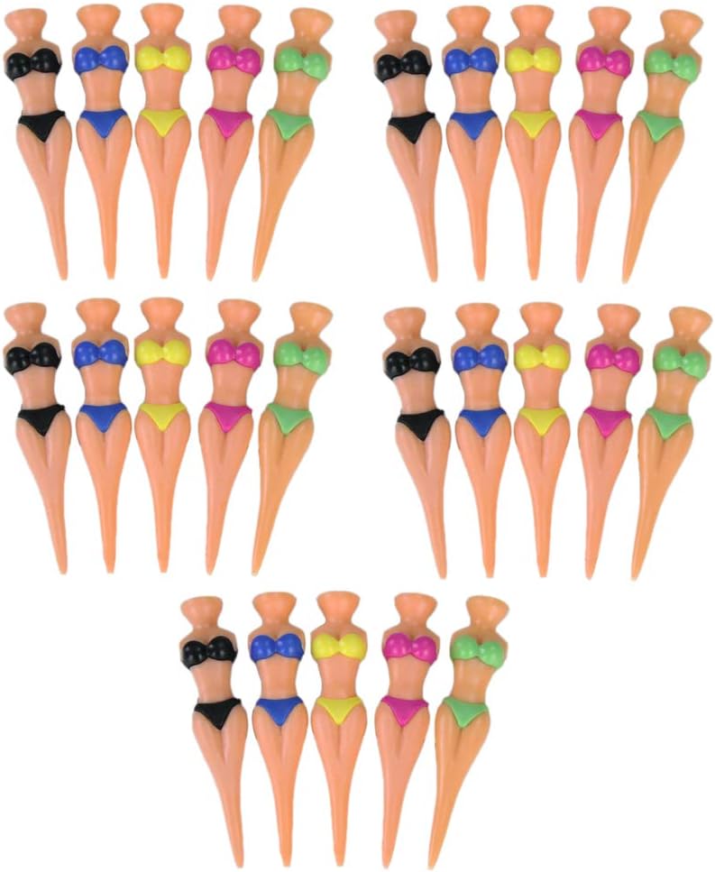 ROPPYAR Golf Sexy Girl Lady Tees Fun Holder Divot Home Golf Training (Type 2)