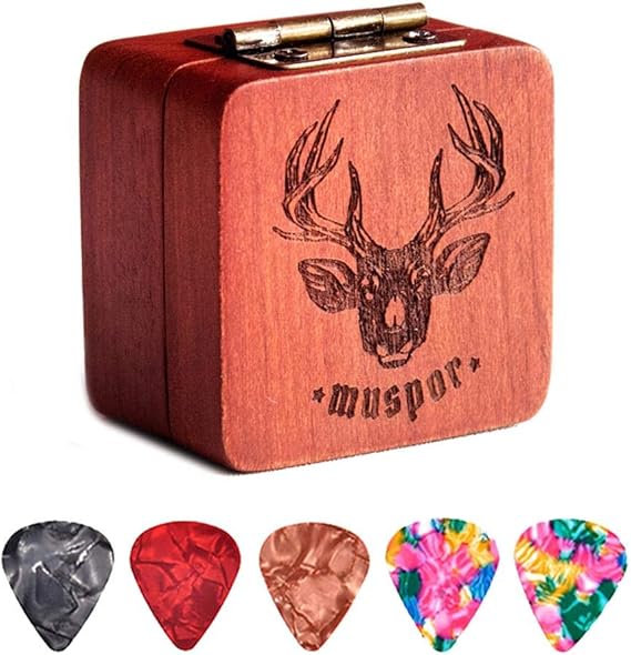 Enjoyyouselves Pick Holders Guitar Pick Box Guitar Electric Guitar Bass
