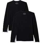 Amazon Essentials Men's Long Sleeve Super Soft Modal Undershirt, Pack of 2