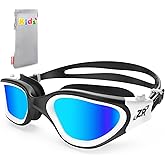 ZIONOR Kids Swim Goggles, G1 MINI UV Protection Anti-Fog Polarized Swimming Goggles for Age 6-14