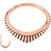 365 Sleepers 316L Surgical Steel Hypoallergenic 16G Oval Septum Jewelry Hinged Segment Ring Body Piercing Hoop Lip Rings Helix Cartilage Rook Sleeper Earrings