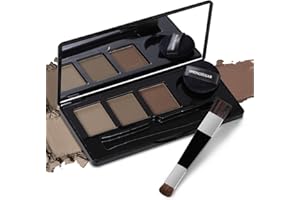 Root Touch Up Hair Color – 3 Color Blendable Hairline Powder for Gray Coverage, Root Cover Up & Thinning Edges – 48H Sweat Re