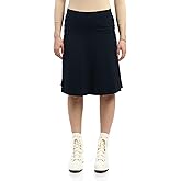 ESTEEZ Womens Cotton A-Line Skirt 23 Inch 25 Inch 27 Inch