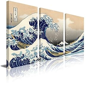 The Great Wave Off Kanagawa by Hokusai Wall Decor