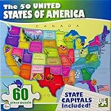 United States of America (USA) Map - 60 Piece Jigsaw Puzzle
