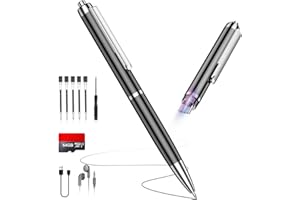 YEGOLITO 64GB (7200Hrs) Voice Recorder w/Type-C, Voice Activated Recorder with AI-Intelligent Noise Reduction, Audio Recording Device 90 Days Storage Capacity for Lectures Meeting, Class, Work, Interviews