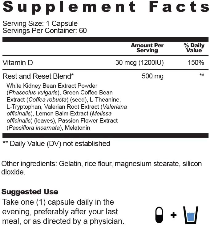 Nobi Nutrition Night Time Fat Burner, Sleep Aid an Appetite Suppressant - Stimulant-Free PM Weight Loss Pills & Metabolism Booster for Men and Women - Healthier Diet Pills - 60 Capsules: Health & Personal Care