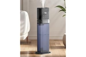 Humidifier for large room,8L/2.1Gal Humidifiers for bedroom,Humidificateur Maison,Top Fill,5 Ambient Lights, Extended Tube, 3
