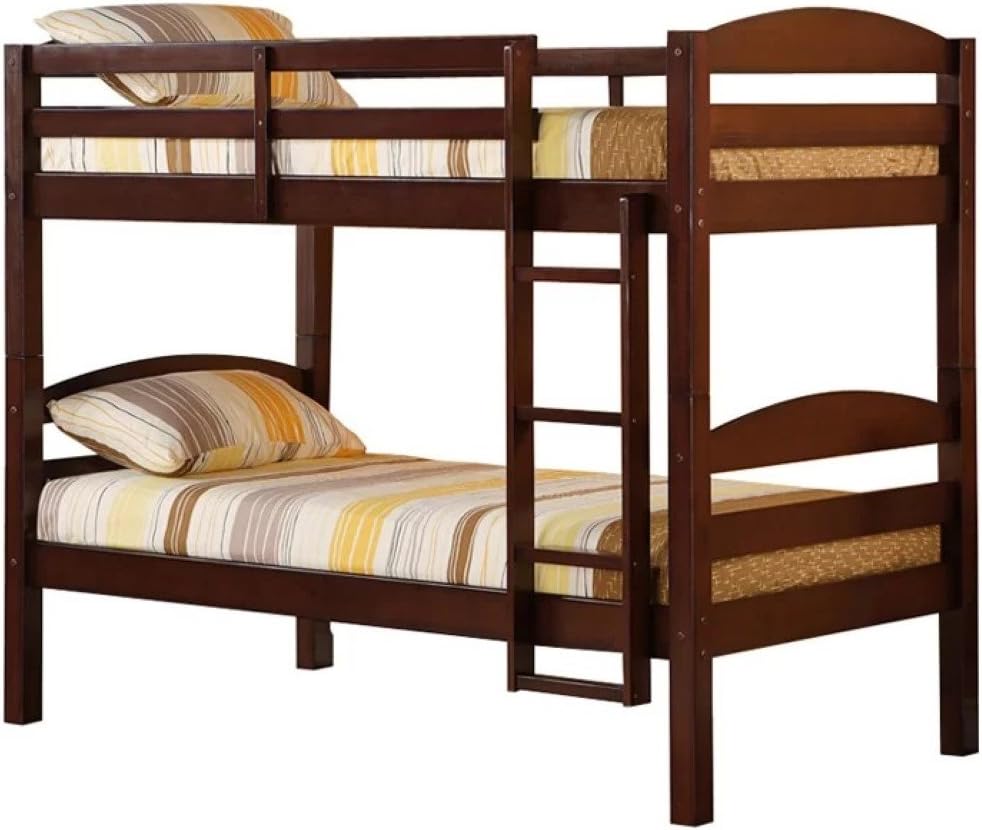 abby twin over twin bunk bed