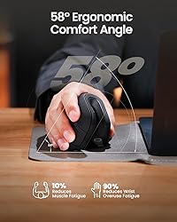 ProtoArc Ergonomic Mouse, EM11 NL Bluetooth