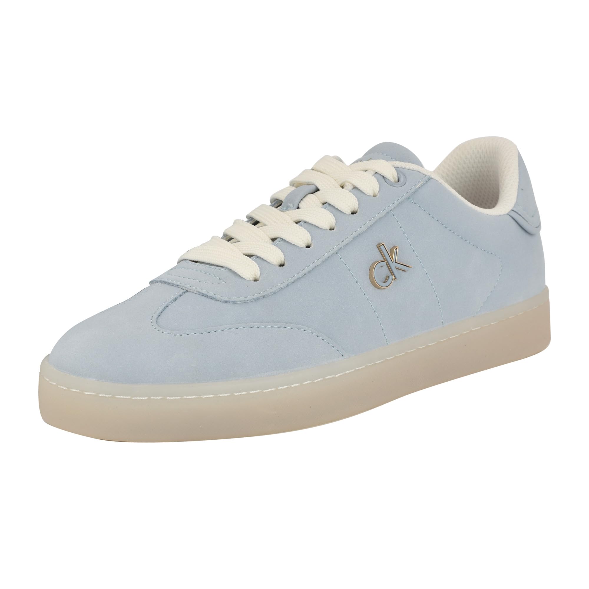 Calvin Klein Women’s Nicala Sneaker, Light Blue 450, 5.5