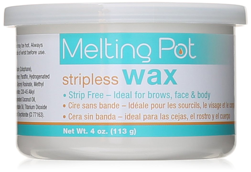 Melting Pot Stripless Wax, 4 Ounce Hair Removal Wax Beauty