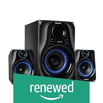 (Renewed) Philips Dhoom MMS2580B/94 Home Theater System (Blue)