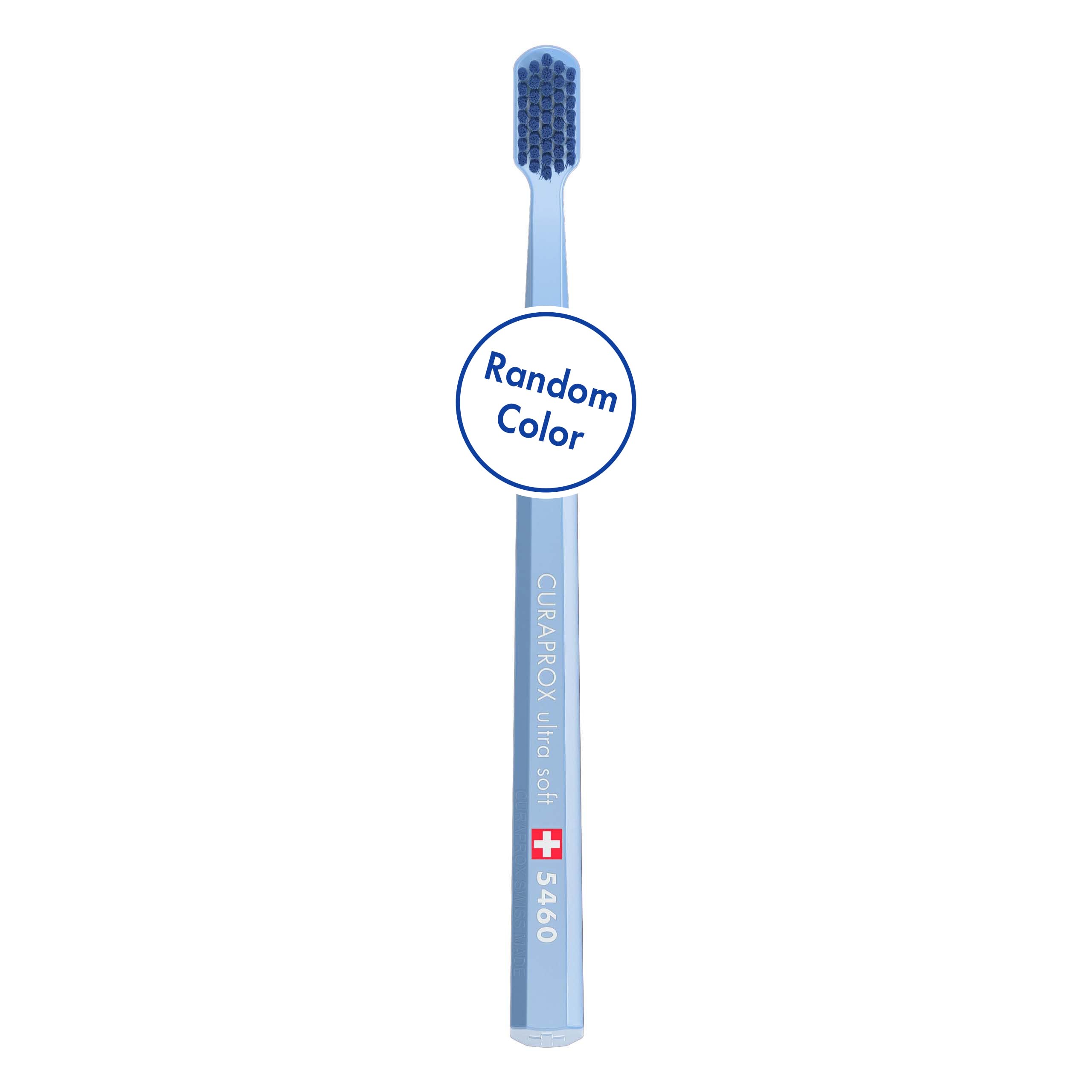 Curaprox CS 5460 Ultra-Soft Toothbrush –Gentle Plaque Removal for Sensitive Gums | Single Pack | Random Color | Made in Switzerland