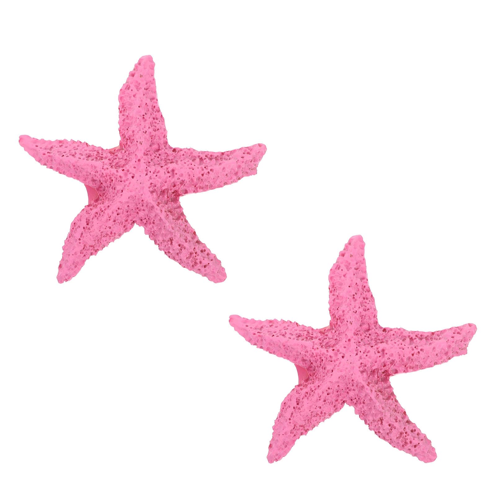SEWOART Pink Decoration 2Pcs Resin Marine Ornaments for Fish Tank Aquarium Landscaping Home Decor