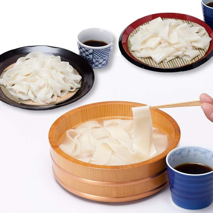 Amazon ひもかわうどん3種類食べ比べセット つゆ4袋付き Hoht P3 中里商店 うどん 通販