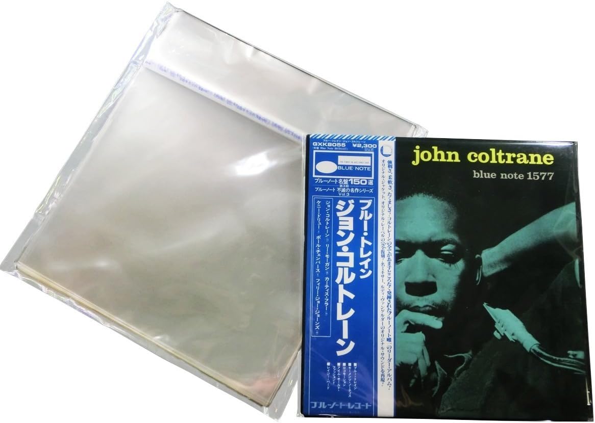 100 Plastic Record Outer Sleeves 12" LP LD Original "Made in Japan" (2 Sets (200 pcs))