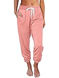 AUTOMET Sweatpants Women with Pockets Lounge Pajama