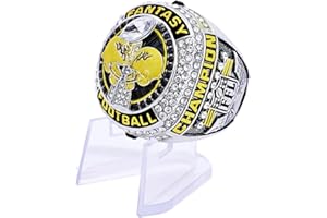 guancrown 2025 Fantasy Football Championship Ring Award Prize Trophy Sports Winner FFL Champion Ring