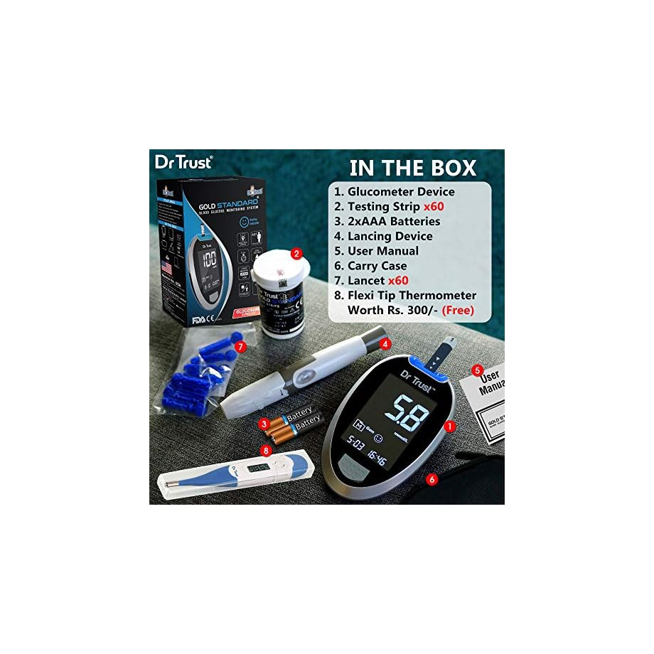 Dr Trust (USA) Fully Automatic Blood Sugar Testing Machine