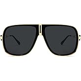 Appassal Retro Aviator Sunglasses for Women Men Oversized 70s 90s Square Womens Mens Sunnies AP3683