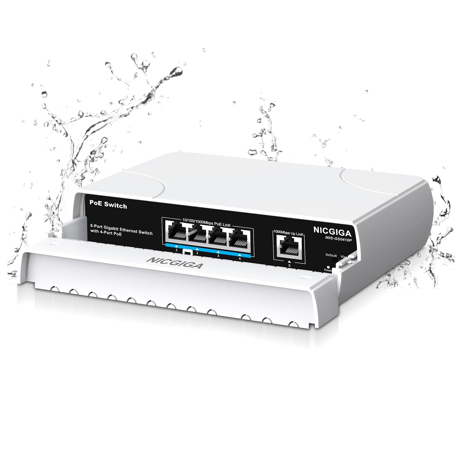 10gb Switch MokerLink 11 Port Gigabit PoE Switch With 8 PoE Port, 2 Gigabit  Uplink, 1 SFP Port, 120W AI Detection, Qos, Fanless Metal Plug & Play  Unmanaged Network Switch Price In