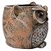 ANTS Speaker Stand Case Compatible Amazon Echo Dot (2nd or 1st Generation). Alexa Echo Dots Owl Statue Crafted Guard Station （Brown）