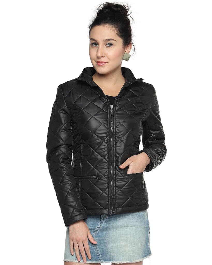 campus sutra women's polyester jacket