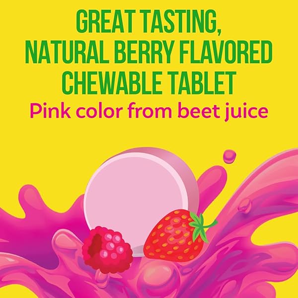 CULTURELLE KIDS CHEWABLE DAILY PROBIOTIC FOR KIDS, AGES 3+, 30 COUNT, #1 PEDIATRICIAN-RECOMMENDED BRAND, NATURAL BERRY FLAVORED DAILY PROBIOTICS FOR DIGESTIVE HEALTH, ORAL CARE & IMMUNE SUPPORT