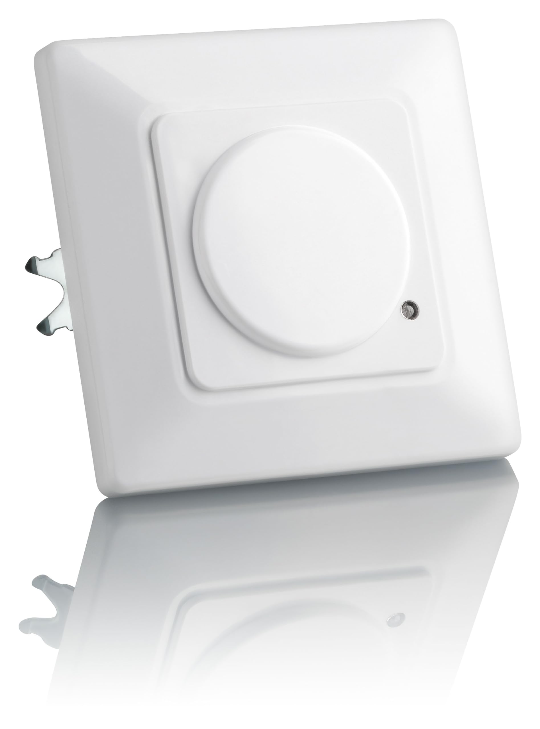 SEBSON Motion detector indoor, flush mounted, HF sensor LED suitable, wall mounting, programmable, range 15m/180°