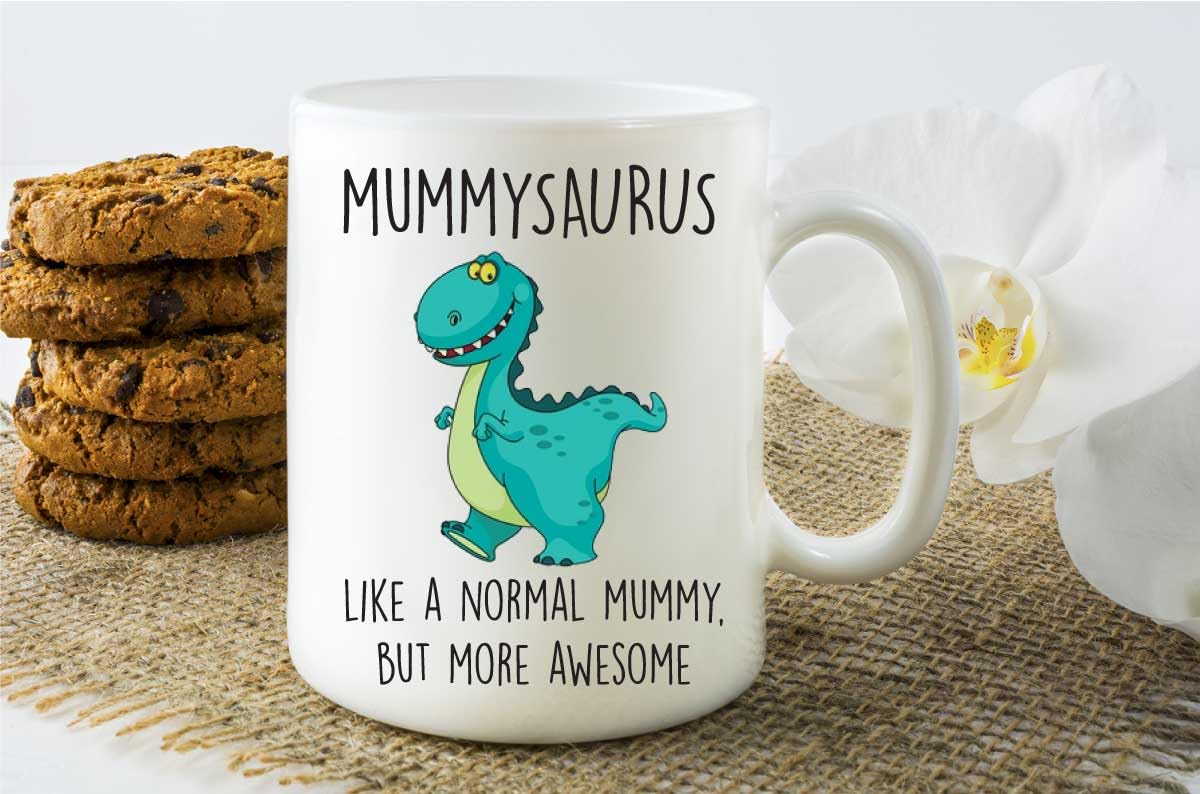 60 Second Makeover Limited Mummysaurus Mug Best Mummy Gifts Dinosaur Mothers Day Funny Mug Present Birthday Christmas Mum Birthday Gifts for Mum Coffee Cups 11oz Coffee Cup Dishwasher Safe