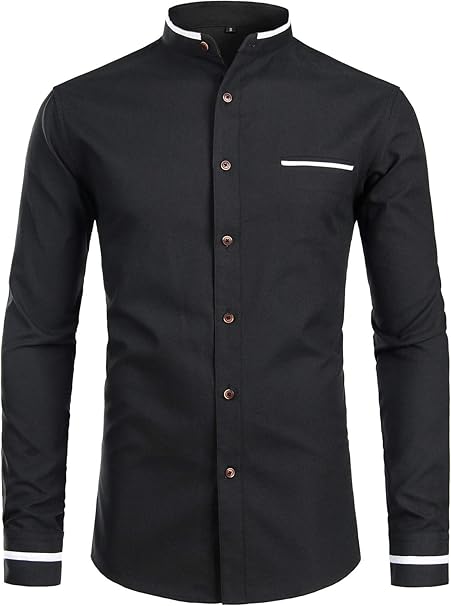 slim fit dress shirt with pocket