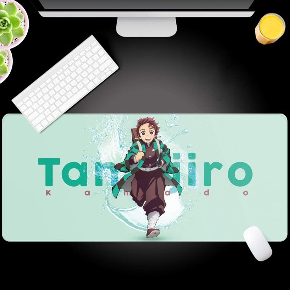 Amazon Com Kaiwenli Demon Slayer Tanjirou Running Pose Green Background Anime Cartoon Mouse Pad Extra Large Version E Sports Games Office Essentials Waterproof Non Slip Dirt Resistant Desktop Pad Electronics