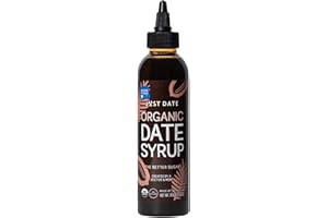 Just Date Syrup : Organic Date Sweetener | One 8.8 OZ Squeeze Bottle I Low-Glycemic, Vegan, Paleo | 1 Ingredient : 100% Organ