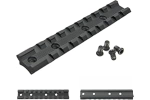 Gotical One Piece Scope Base for Break-Open Muzzleloader Rifles, Aircraft-Grade 6063 Aluminum, Matte Black Scope Base, 4 x 1½ Inch Screws and Wrench Included