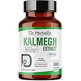 Dr. HERBALIST Kalmegh Extract 400mg – 60 Vegan Capsules | 10:1 Andrographis Paniculata Extract = 4,000mg Raw Herb Equivalent | Premium Herbal Supplement | Plant-Based Daily Support