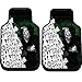 New Design 8 Pieces DC Comic Joker Car Seat Covers Floor Mats and Steering Wheel Cover Set with Air Freshener