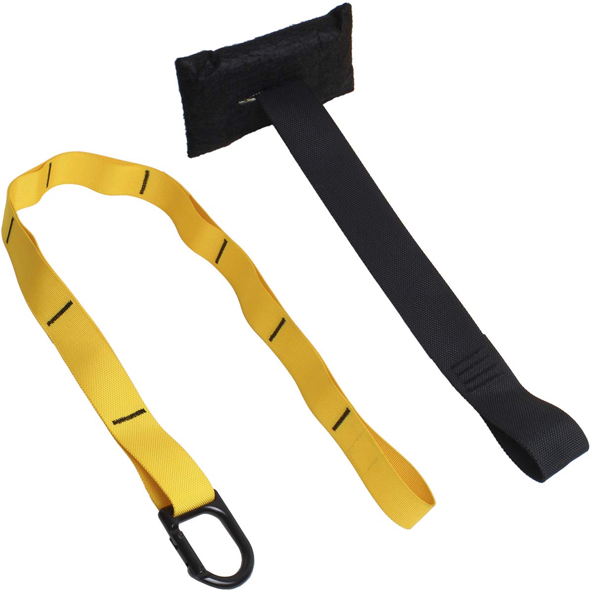 CampTeck U6835 Door Anchor Attachment & Carabiner Anchor Strap for Suspension Trainer & Exercise Resistance Tubes Bands