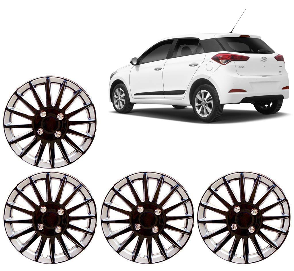 Autorepute Premium Quality Car Black and Silver Wheel Cover Caps 14