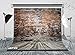 LB Vintage Brick Wall Background for Photography 10x10ft Vinyl Wood Floor Photography Backdrops for Wedding Smash Cake Birthday Party Portraits Photo Booth Backdrop