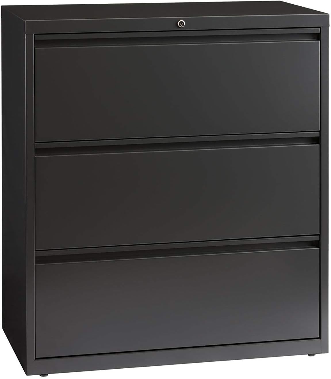 Amazon Com Hirsh Industries 36 Wide Three Drawer Lateral File Charcoal 16066 Office Products